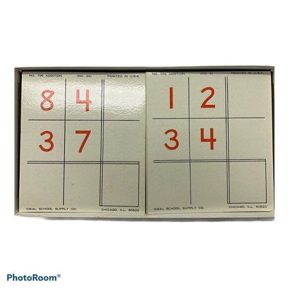 Vintage Math Cross Number Addition Puzzles Beginner No. 786 - Picture 3 of 4
